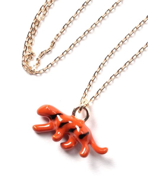 【METIER(メティエ)】 ENAMEL PENDANT B73 W61 H85　着用サイズ：02