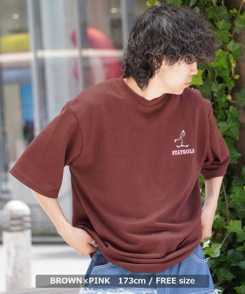 1111clothing(ワンフォークロージング)/オーバーサイズ Tシャツ メンズ ビッグTシャツ レディース ビッグシルエットTシャツ 半袖Tシャツ 綿100% ワンポイント ロゴ プリント バックプリント/img15