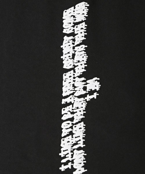 LUXSTYLE(ラグスタイル)/発泡プリントドルマンスリーブ半袖Tシャツ/Tシャツ メンズ 半袖 ビッグシルエット 発泡プリント バック ロゴ/img14