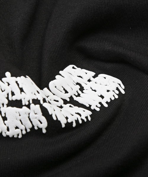 LUXSTYLE(ラグスタイル)/発泡プリントドルマンスリーブ半袖Tシャツ/Tシャツ メンズ 半袖 ビッグシルエット 発泡プリント バック ロゴ/img20