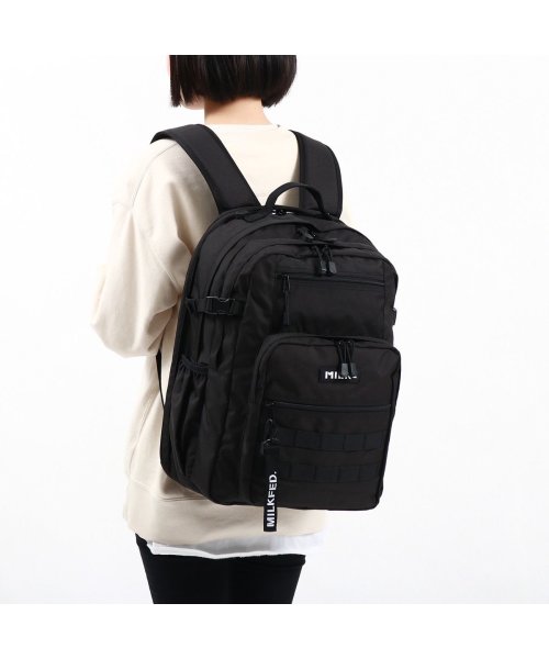 ミルクフェド リュック MILKFED. ACTIVE DOUBLE POCKET MOLLE BACKPACK リュックサック 103224053008 ×1ポケット