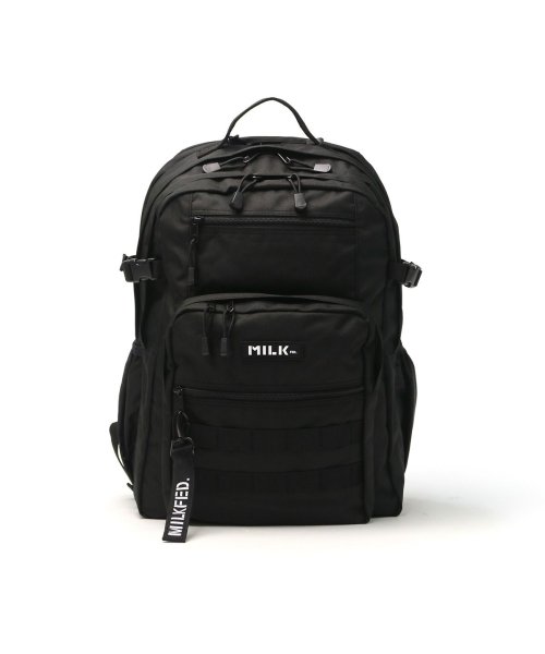 ミルクフェド リュック MILKFED. ACTIVE DOUBLE POCKET MOLLE BACKPACK リュックサック 103224053008 ×1ポケット