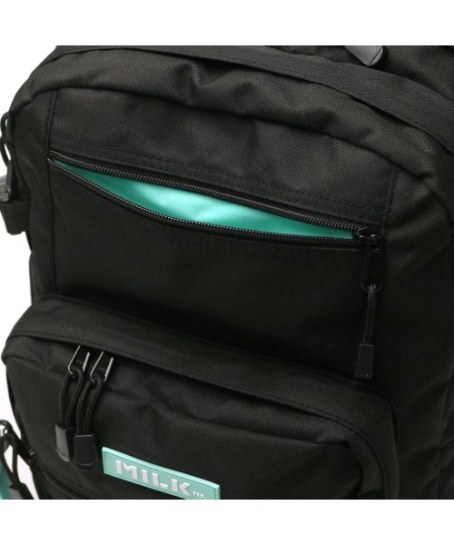 ミルクフェド リュック MILKFED. ACTIVE DOUBLE POCKET MOLLE BACKPACK リュックサック 103224053008 ×1ポケット