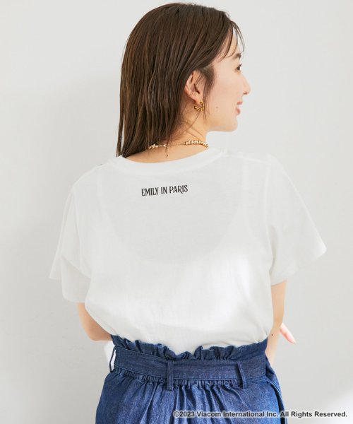 VIS(ビス)/『エミリー、パリへ行く』コラボレーションフォトTシャツ【洗える】/img03