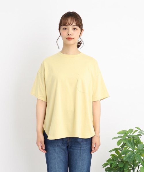 SHOO・LA・RUE　DRESKIP(シューラルー／ドレスキップ)/【USAコットン】シンプルラウンドカット ゆるTシャツ/img48