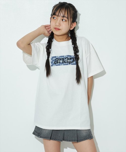 ANAP　GiRL(アナップガール)/R+SモノグラムボックスロゴTシャツ【親子・ジュニアお揃い】/img08