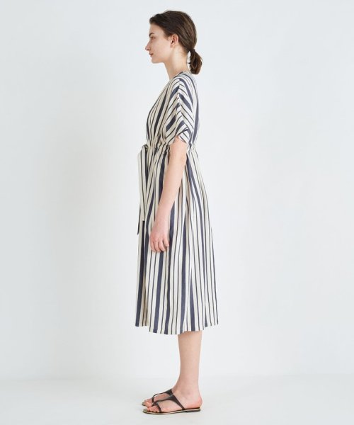 エフェクトストライプ ギャザーワンピース 人気・おすすめ｜使いやすい・旅行におすすめ 品質保証 全国発送 日本国内発送・最短翌日お届け