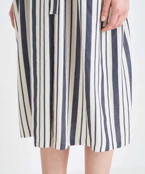 エフェクトストライプ ギャザーワンピース 人気・おすすめ｜使いやすい・旅行におすすめ 品質保証 全国発送 日本国内発送・最短翌日お届け