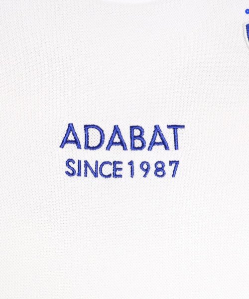 adabat(アダバット)/【UVカット／吸水速乾】ロゴデザイン モックネック半袖プルオーバー/img10