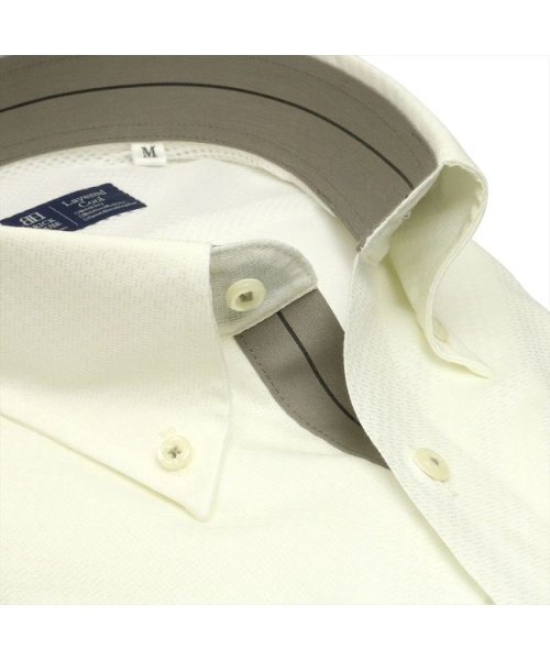 TOKYO SHIRTS(TOKYO SHIRTS)/形態安定 レイヤードクール ボタンダウン 半袖ビジネスワイシャツ/img08