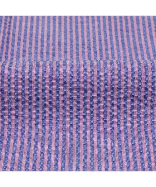 Pitta Re:)(ピッタリ)/サッカー オープンカラー カジュアルシャツ  半袖 メンズ/img09