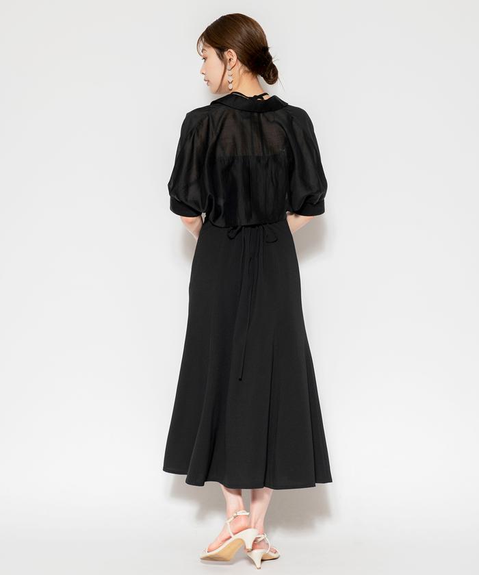 And Couture♡シアーシャツ＋ホルターネックキャミワンピ 期間限定