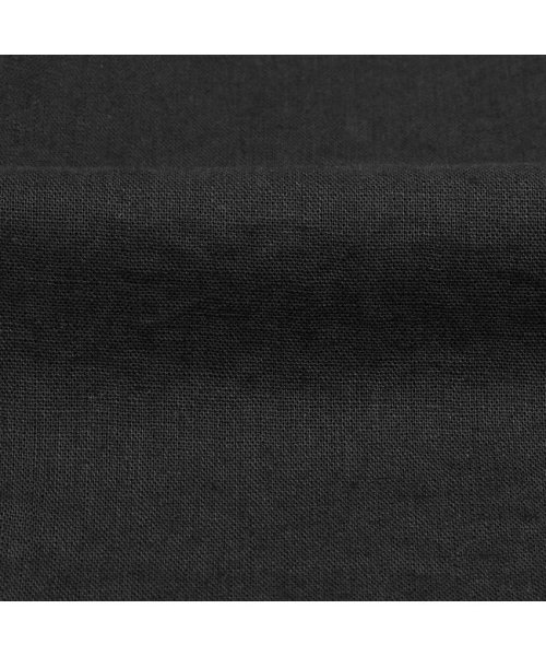 Pitta Re:)(ピッタリ)/綿麻 ラウンドテール ボタンダウン 半袖カジュアルシャツ/img08