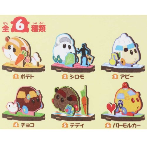 PUIPUIモルカー キャラクター MDFトイキット 全6種 コレクション雑貨 