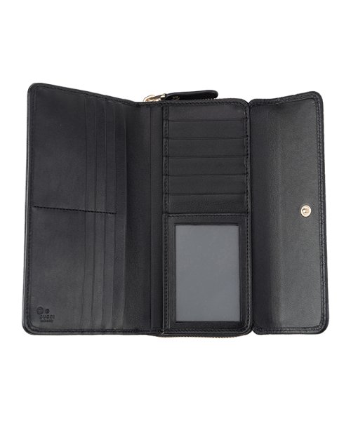 GUCCI グッチ 長財布 449364 BMJ1G 1000 GUCCI 長財布 BMJ1G BLACK