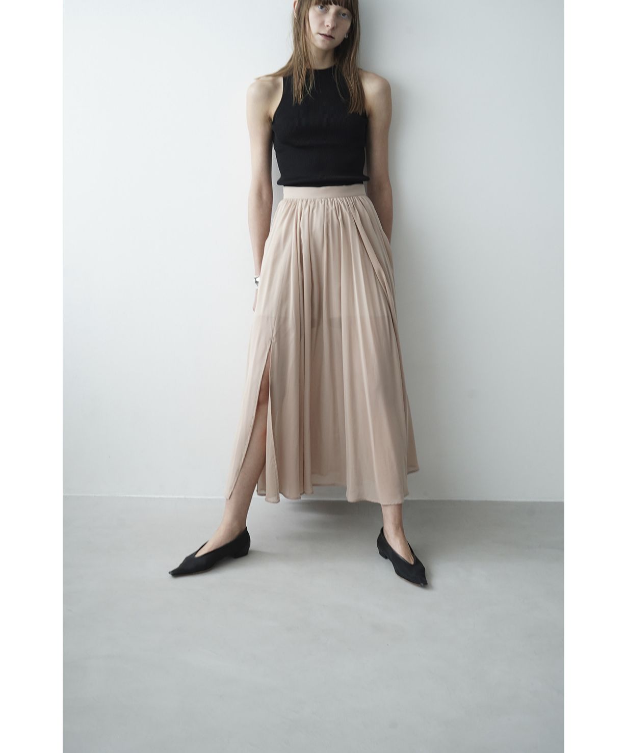SHEER SLIT SKIRT - 正規品最新作 SHEER SLIT SKIRT - 正規品最新作