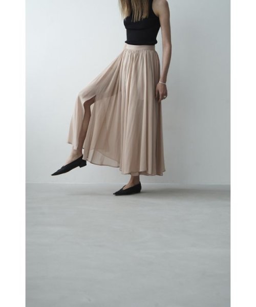 CLANE(クラネ)/SHEER SLIT SKIRT/img10