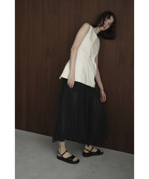 CLANE(クラネ)/SHEER SLIT SKIRT/img13