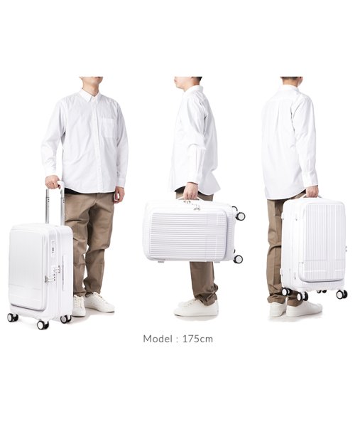 innovator(イノベーター)/イノベーター スーツケース フロントオープン Mサイズ 45L 軽量 ストッパー付き innovator INV550DOR キャリーケース キャリーバッグ/img07