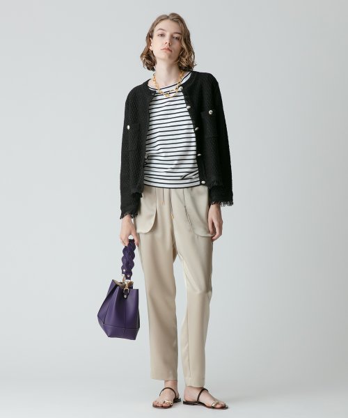 サテンイージーパンツ 