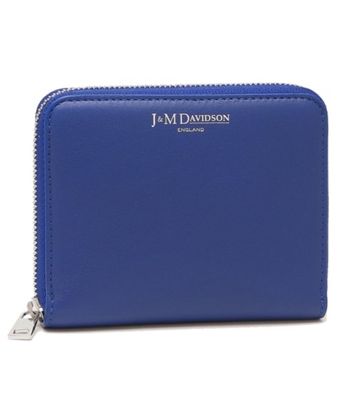 J&M DAVIDSON(ジェイアンドエム　デヴィッドソン)/ジェイアンドエムデヴィッドソン 二つ折り財布 ミニ財布 コインケース ブルー レディース J&M DAVIDSON SSZW0XX SCXX MBC360S/img01