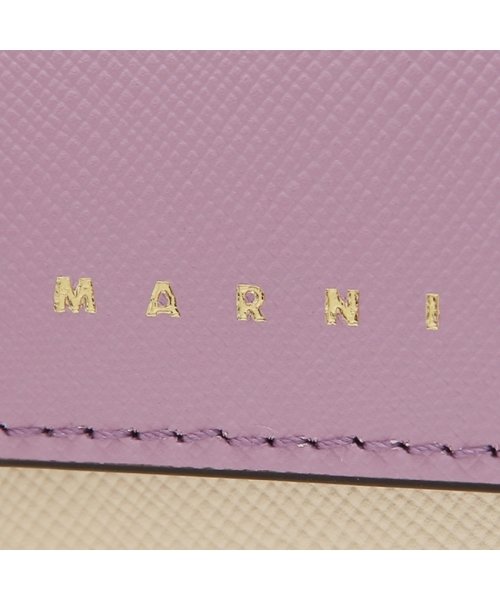 MARNI(マルニ)/マルニ 三つ折り財布 トランク トリフォールドウォレット ミニ財布 パープル マルチ メンズ レディース MARNI PFMOW02U23 LV520 Z620/img06