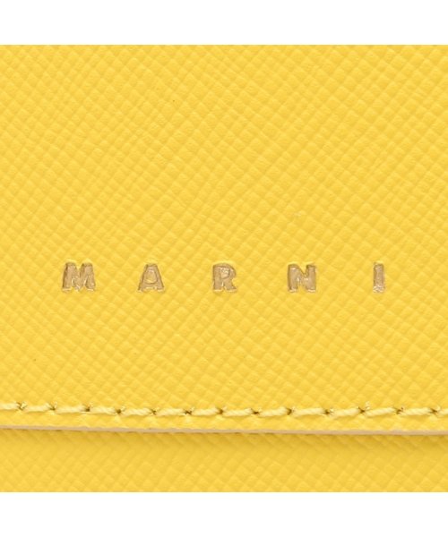 MARNI(マルニ)/マルニ 二つ折り財布 トランク ミニ財布 イエロー メンズ MARNI PFMOQ14U07 LV520 Z618W/img06