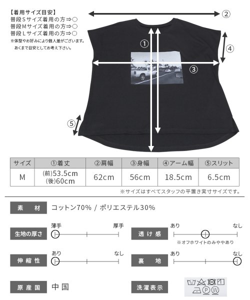 reca(レカ)/フレンチスリーブフォトプリントTシャツ(bel－v－26092)/img10