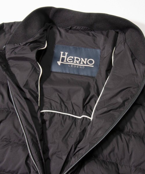 HERNO(ヘルノ)/ヘルノ HERNO PI010ULE 19288 ダウンジャケット メンズ アウター ブルゾン レジェンド MA－1型 ビジネス カジュアル LEGEND ボン/img06