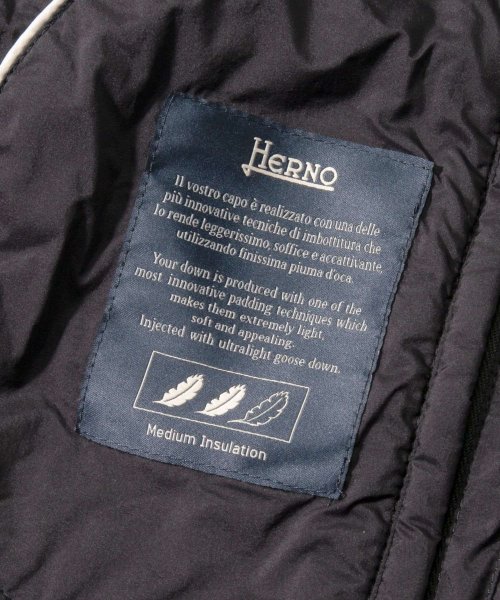HERNO(ヘルノ)/ヘルノ HERNO PI010ULE 19288 ダウンジャケット メンズ アウター ブルゾン レジェンド MA－1型 ビジネス カジュアル LEGEND ボン/img07