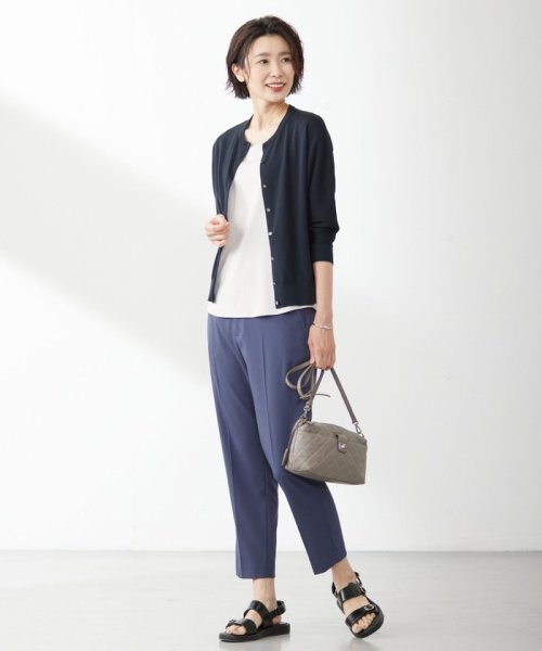 J.PRESS LADIES（LARGE SIZE）(J．プレス　レディス（大きいサイズ）)/【洗える・抗菌防臭】コットンアセテート ドルマン カーディガン/img06