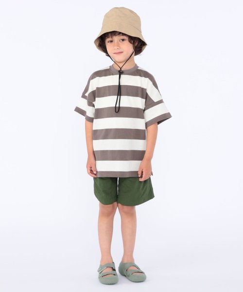 SHIPS KIDS(シップスキッズ)/【SHIPS KIDS別注】THYARD:100～155cm / ワイド ボーダー TEE/img01