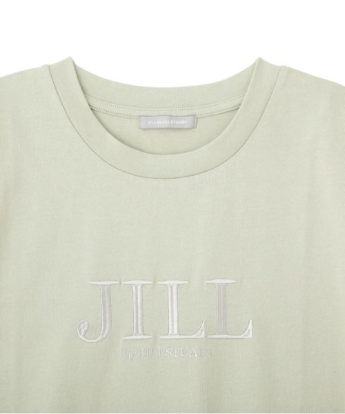 JILL by JILL STUART(ジル バイ ジル スチュアート)/シシュウロゴTシャツ　WEB限定カラー：バイカラー　ラベンダー/img64