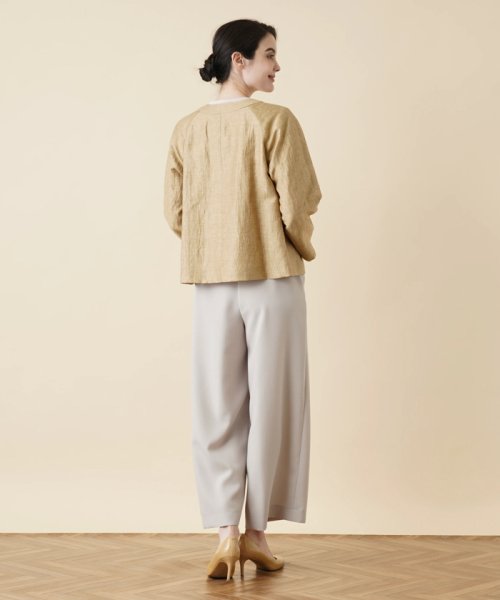 ノーカラージャケット 