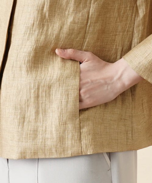 ノーカラージャケット 