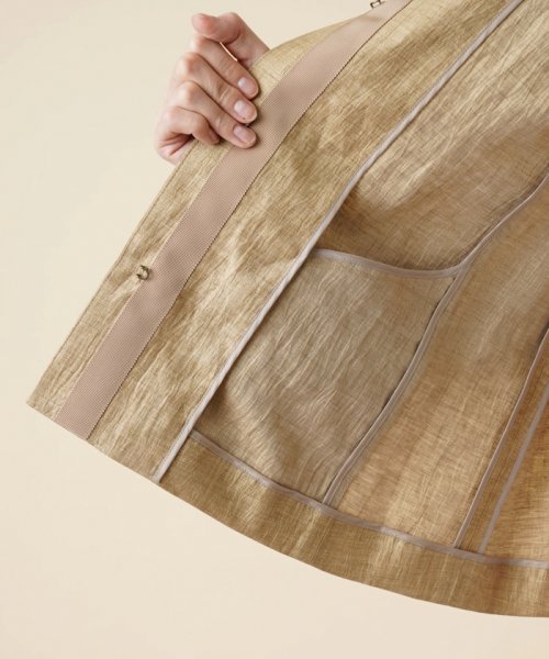 ノーカラージャケット 