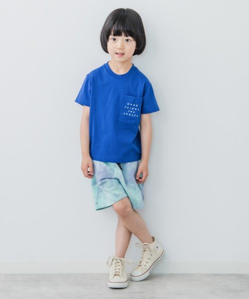 THE SHOP TK（KID）(ザ　ショップ　ティーケー（キッズ）)/【100－140】ポケットロゴ刺繍さらさらTシャツ/img11