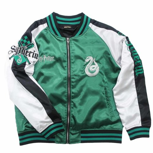 ハリーポッター アウター スカジャン 映画キャラクター スリザリン エンブレム 丸眞 プレゼント 男の子 女の子 ギフト スリザリン ハリーポッター アウター スカジャン 映画キャラクター エンブレム 丸眞 M1444144127(11000円)