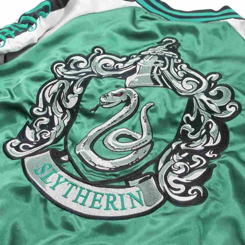 ハリーポッター アウター スカジャン 映画キャラクター スリザリン エンブレム 丸眞 プレゼント 男の子 女の子 ギフト スリザリン ハリーポッター アウター スカジャン 映画キャラクター エンブレム 丸眞 M1444144127(11000円)