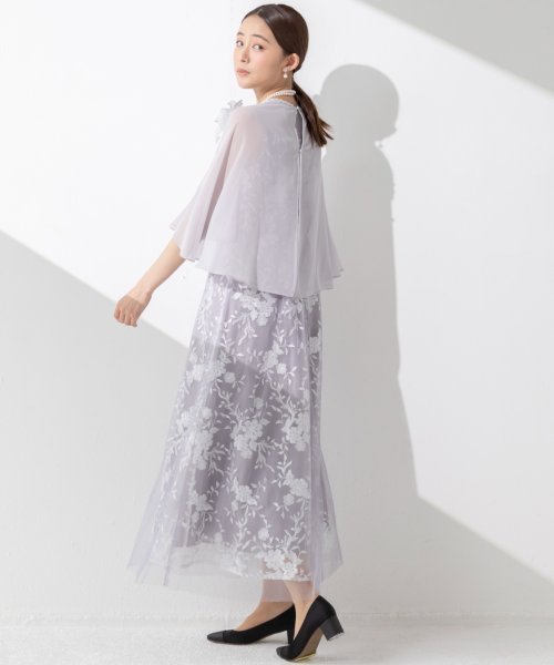 ケープとレースドレス2点セット《マザードレス》/パーティー/クルージング/結婚式/二次会/演奏会/発表会 ：あり なし マザードレス デザイン 発表会 ワンピース フォルムフォルマ 卒業式 フォーマル