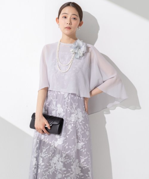 ケープとレースドレス2点セット《マザードレス》/パーティー/クルージング/結婚式/二次会/演奏会/発表会 ：あり なし マザードレス デザイン 発表会 ワンピース フォルムフォルマ 卒業式 フォーマル