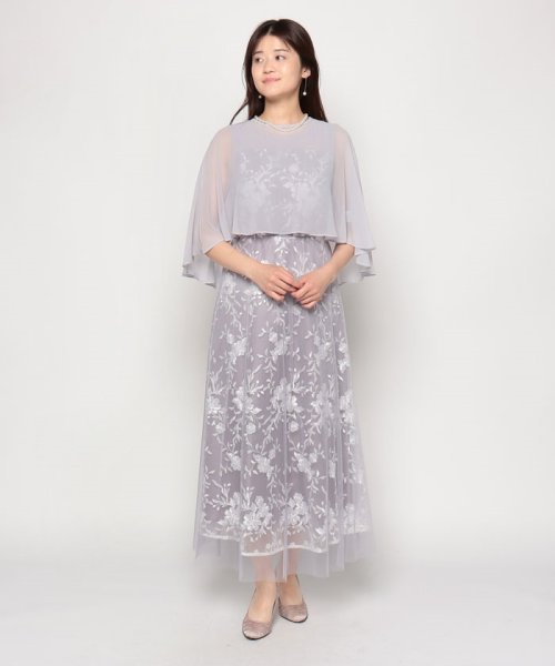 ケープとレースドレス2点セット《マザードレス》/パーティー/クルージング/結婚式/二次会/演奏会/発表会 ：あり なし マザードレス デザイン 発表会 ワンピース フォルムフォルマ 卒業式 フォーマル