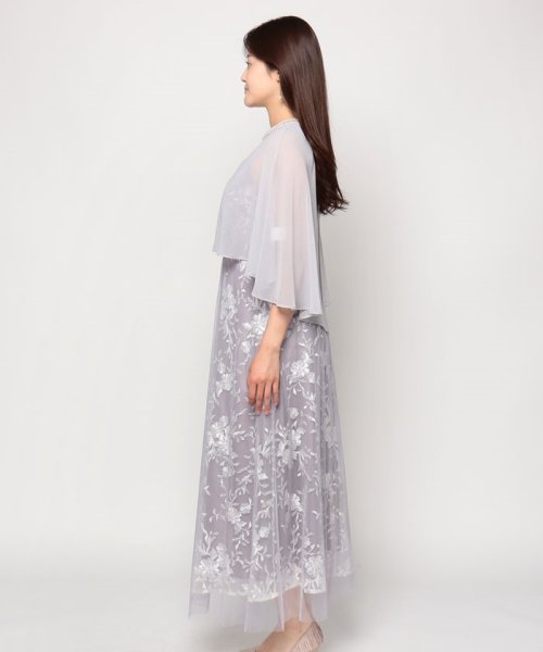 ケープとレースドレス2点セット《マザードレス》/パーティー/クルージング/結婚式/二次会/演奏会/発表会 ：あり なし マザードレス デザイン 発表会 ワンピース フォルムフォルマ 卒業式 フォーマル