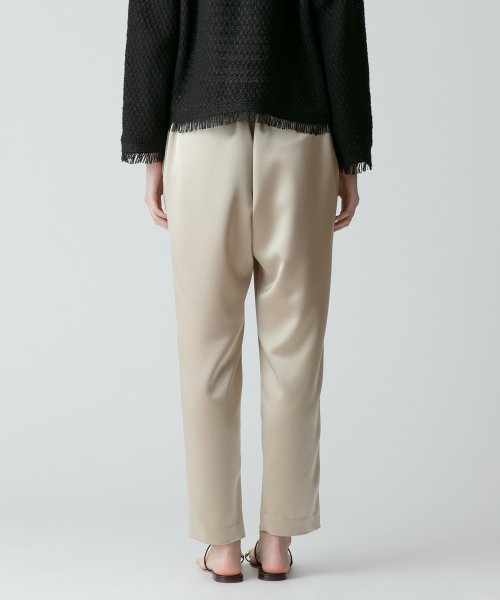 サテンイージーパンツ 