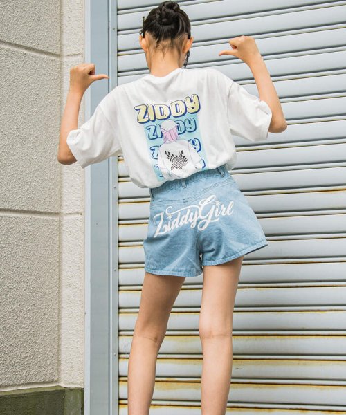 ZIDDY(ジディー)/【 ニコ☆プチ 掲載 】オンナノコバックプリントTシャツ(130~160cm)/img03
