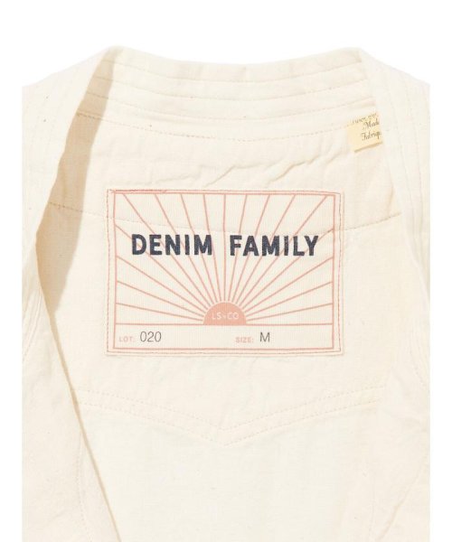 Levi's(リーバイス)/LEVI'S(R) MADE&CRAFTED(R) DENIM FAMILY ベースボールシャツ ホワイト RINSE/img06