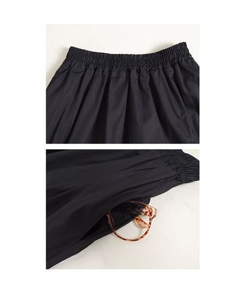 Sawa a la mode(サワアラモード)/大切な日の特別な黒裾レースフレアスカート/img22