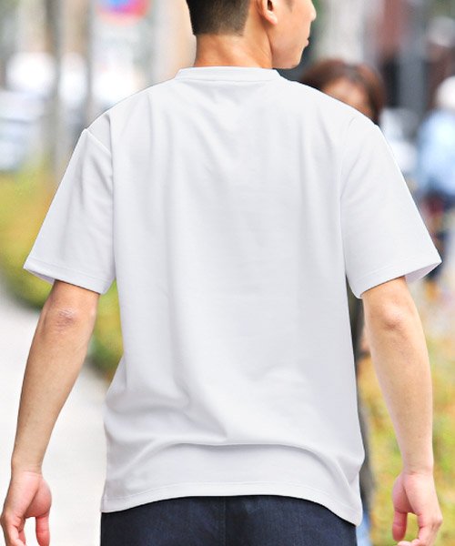 LUXSTYLE(ラグスタイル)/胸パネル切り替え半袖Tシャツ/Tシャツ メンズ 半袖 メンズTシャツ 半袖Tシャツ トップス カットソー/img01