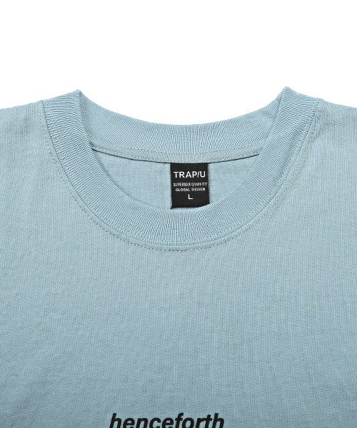 LUXSTYLE(ラグスタイル)/TRAP/U(トラップユー)ロゴプリント半袖Tシャツ/Tシャツ メンズ 半袖 ロゴ プリント ワンポイント バックプリント/img15
