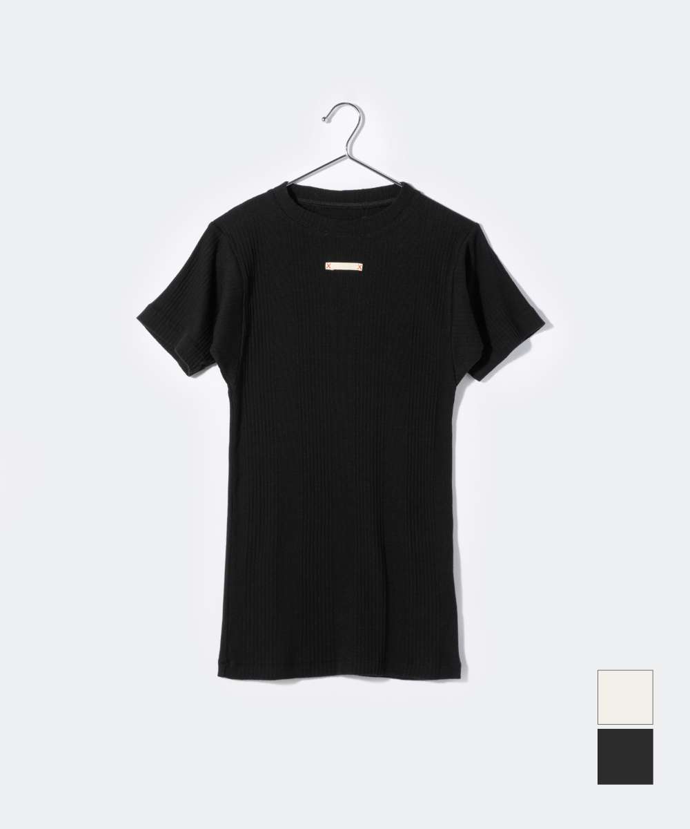 セール】メゾン マルジェラ MAISON MARGIELA ファンシー リブ Tシャツ